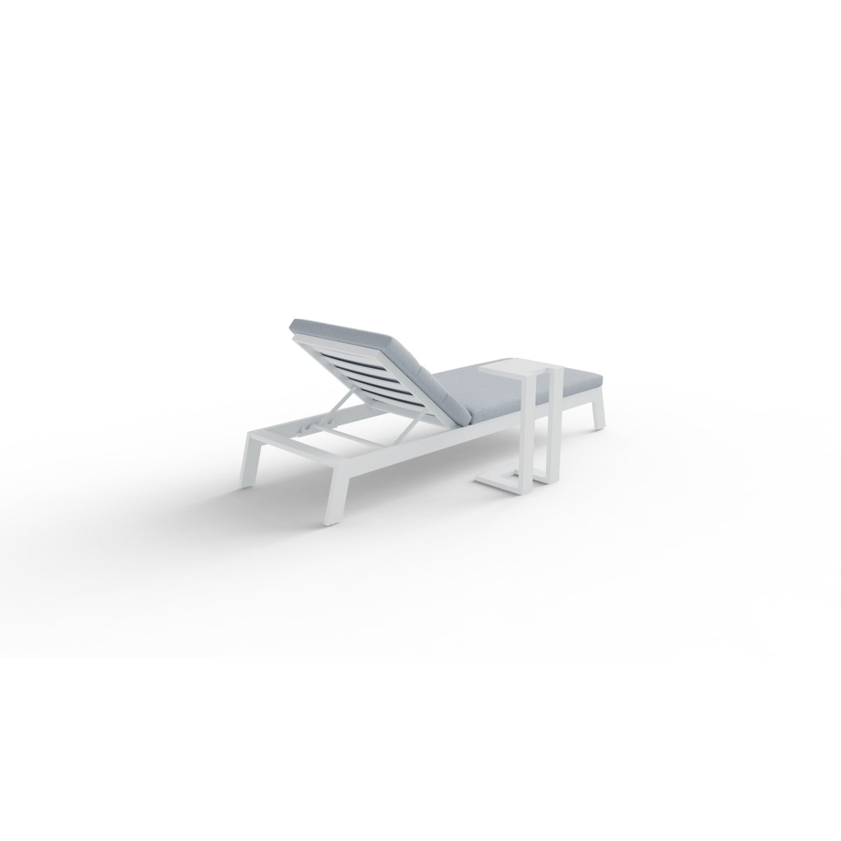 2026 ALUXO® Dasia Outdoor Sun Lounger - White