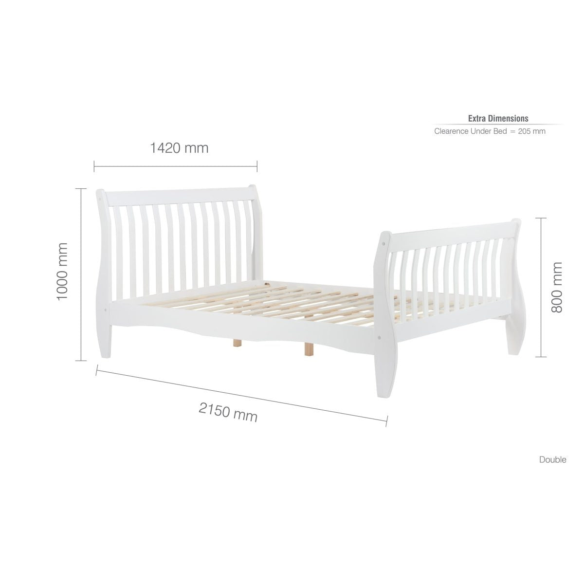 2026 Belford Bed - White
