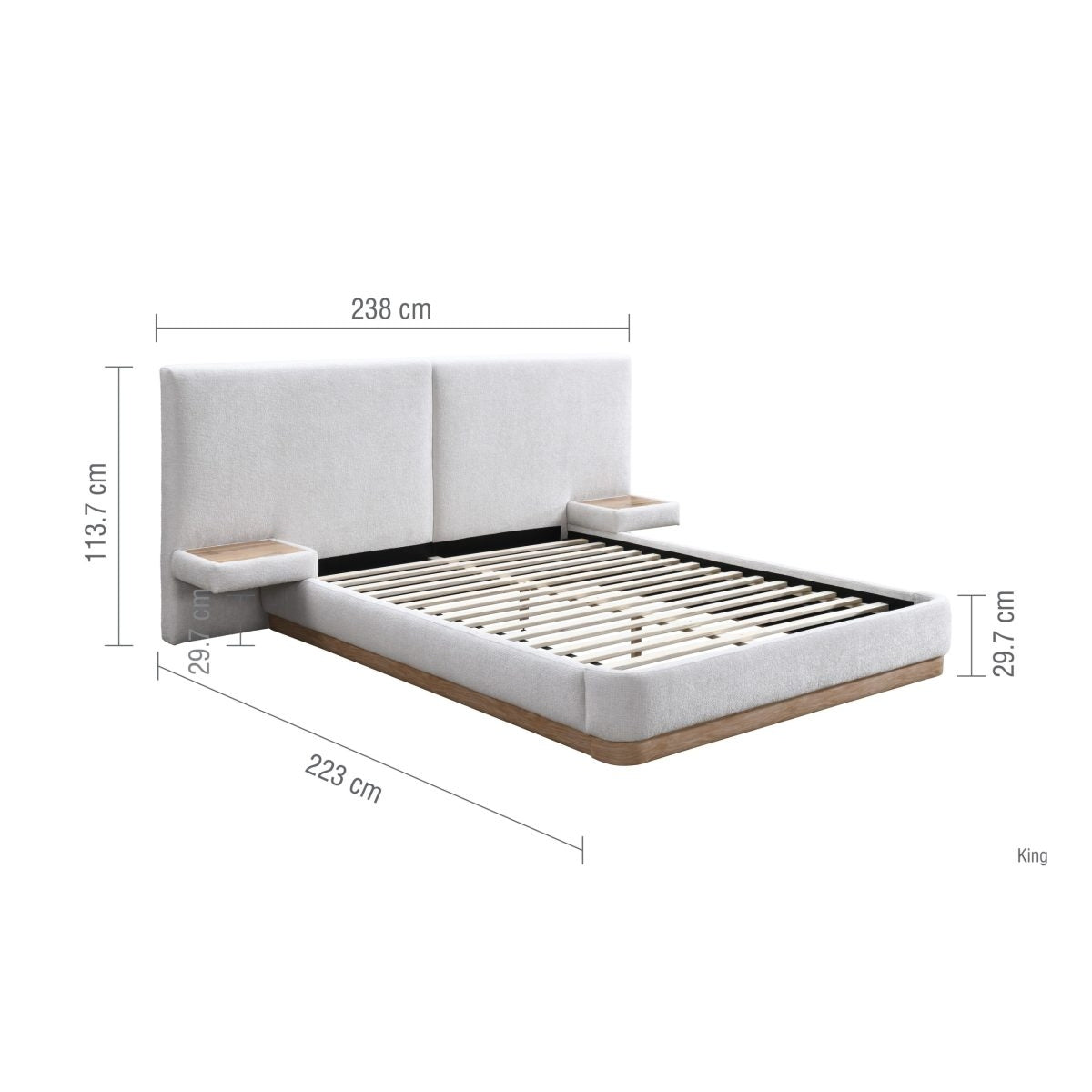 2026 Como Bed - White