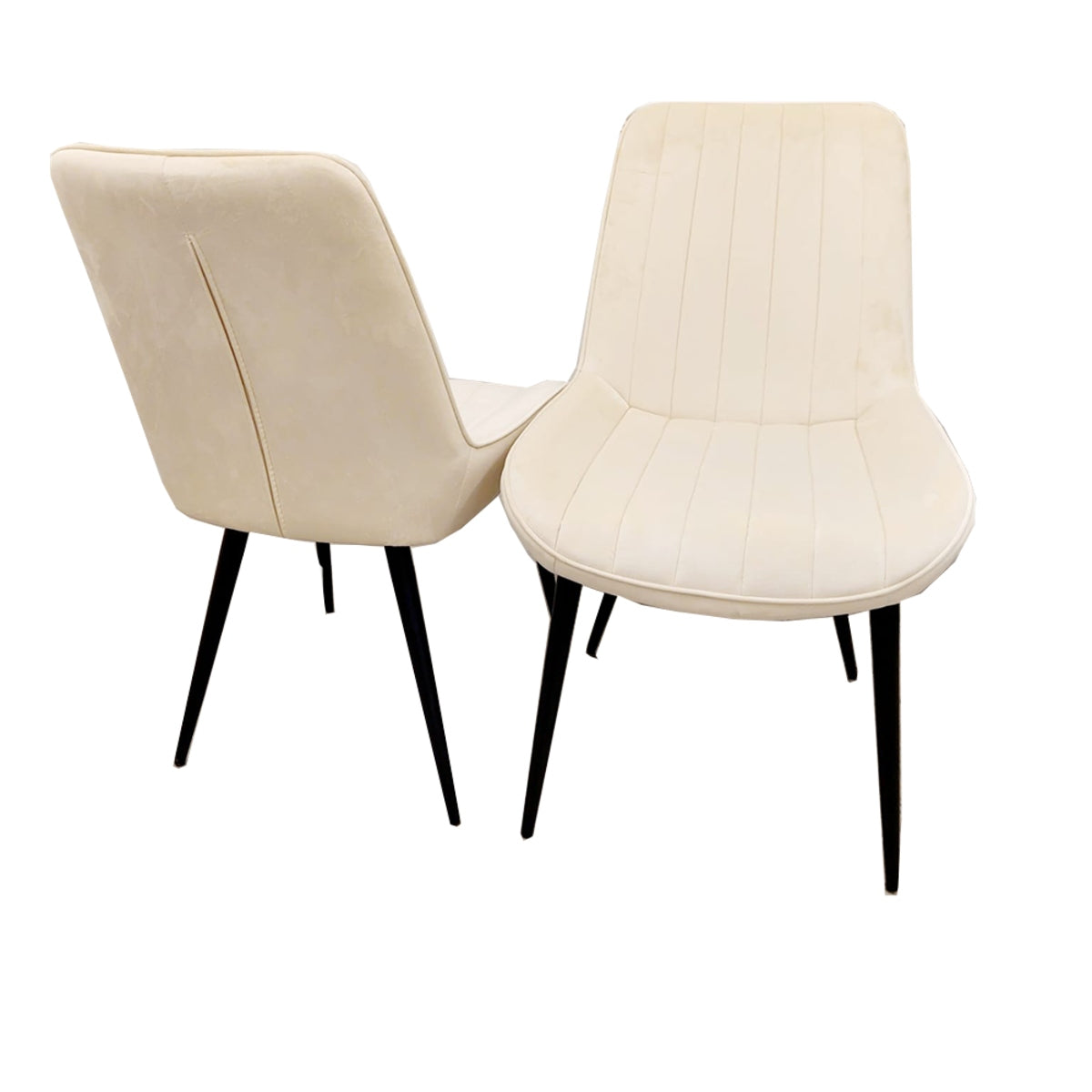 2026 Dido Velvet Dining Chair in Cream