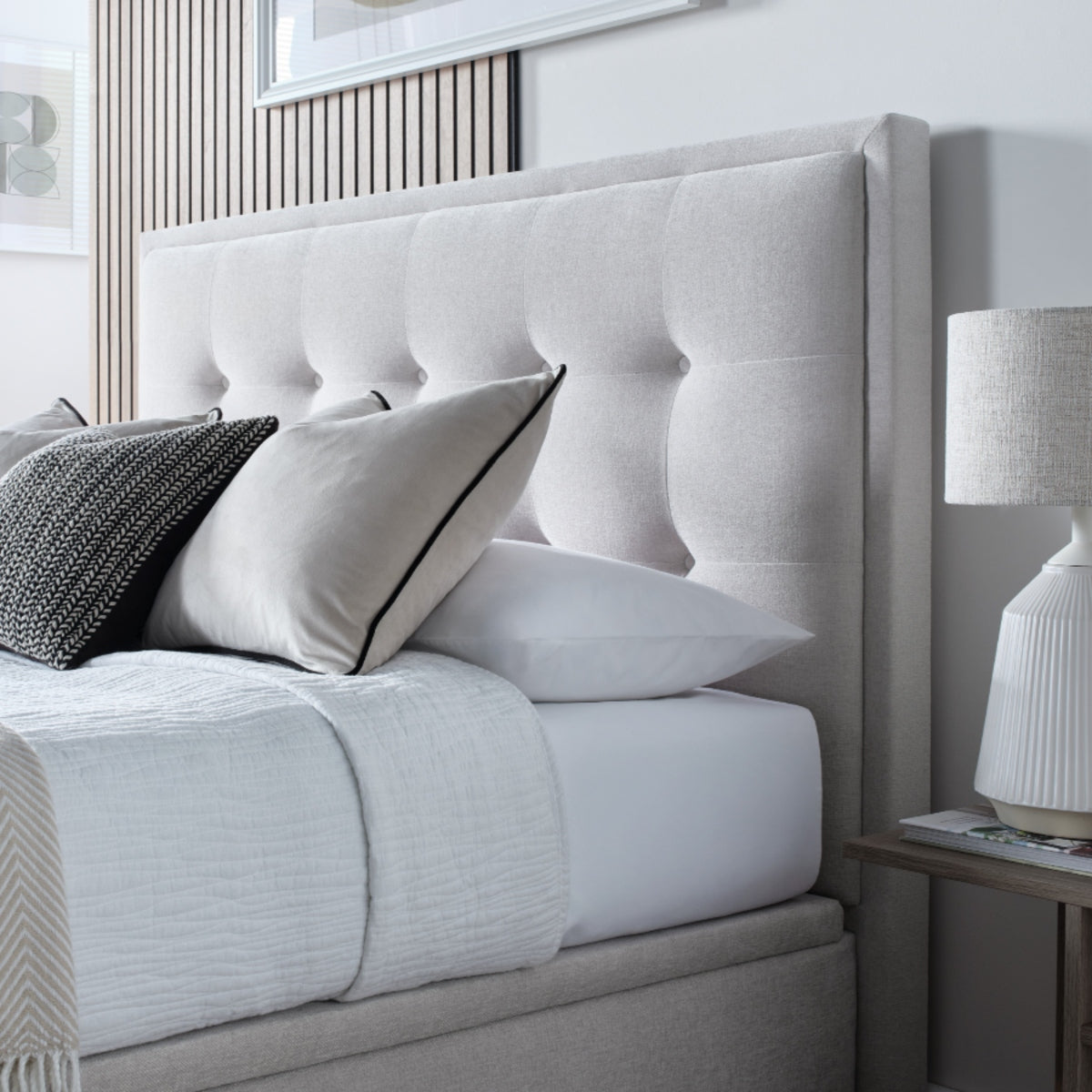 2026 Fraser Ottoman Storage Bed in Masket Clay