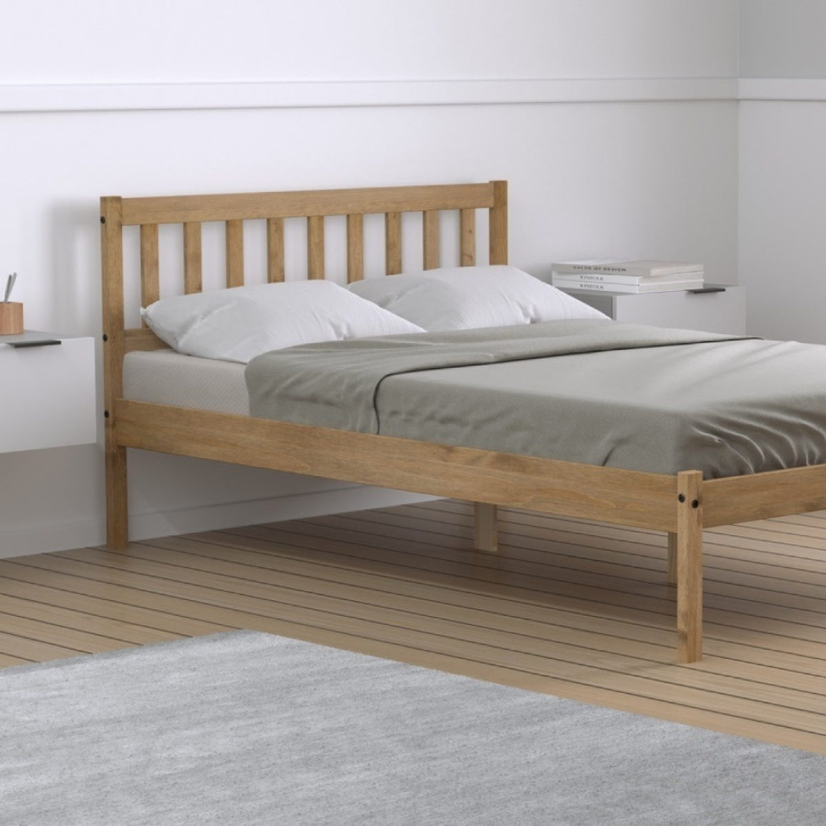 2026 Lisbon Bed - Pine