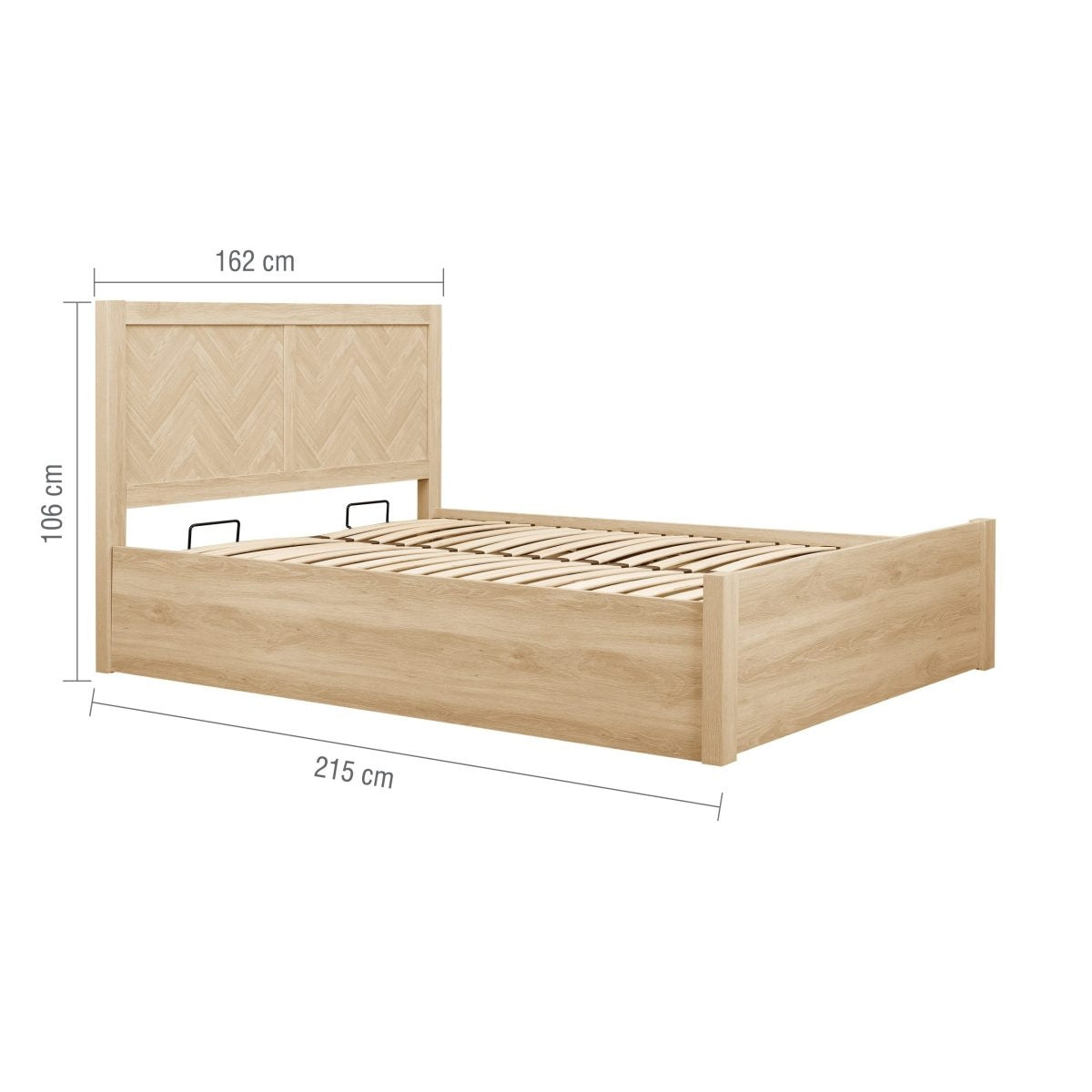2026 Herringford Ottoman Bed - Oak