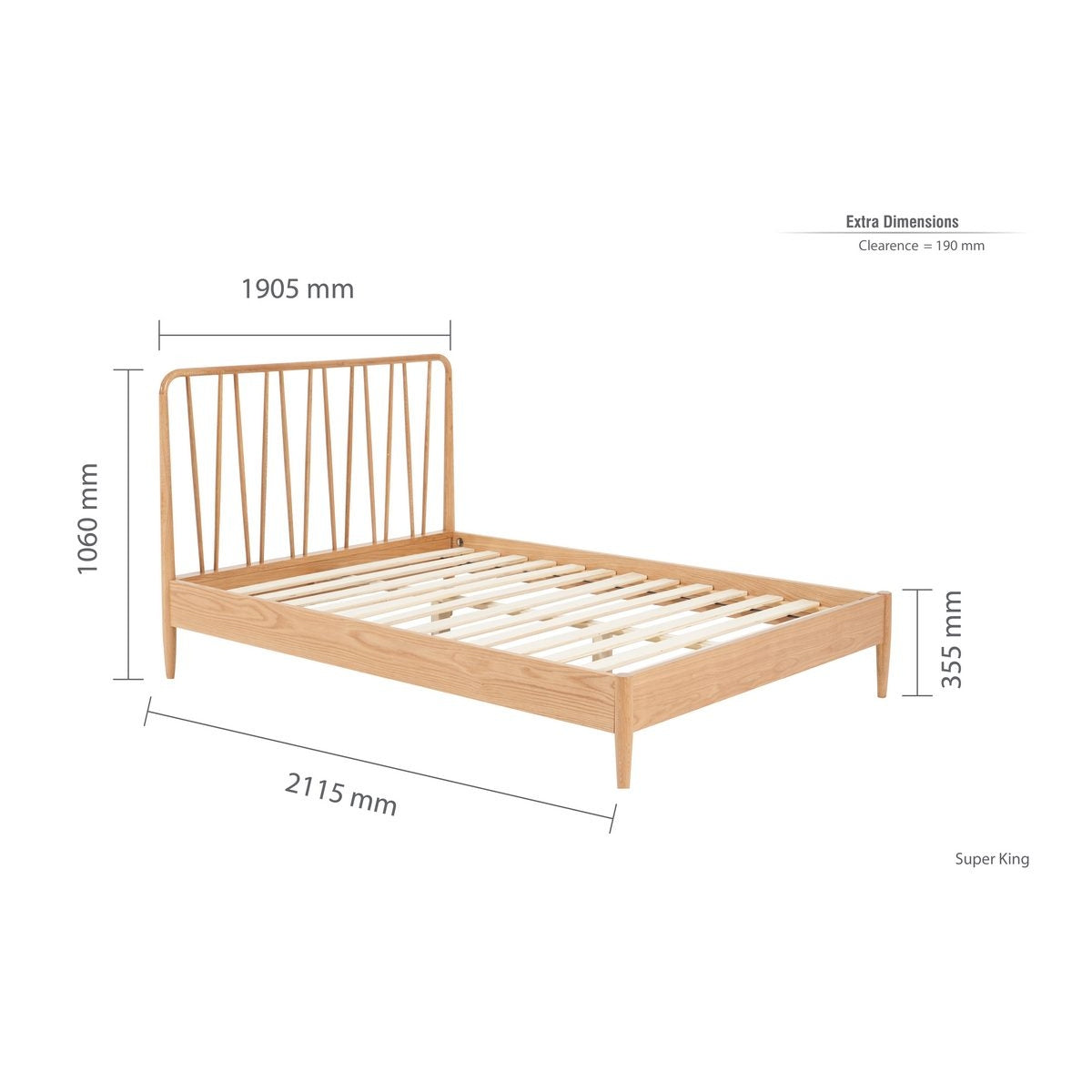 2026 Jesper Bed - Oak