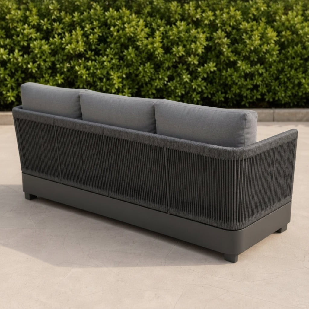 2026 ALUXO® Ares Outdoor Lounge Set - Onyx - 5 Seater