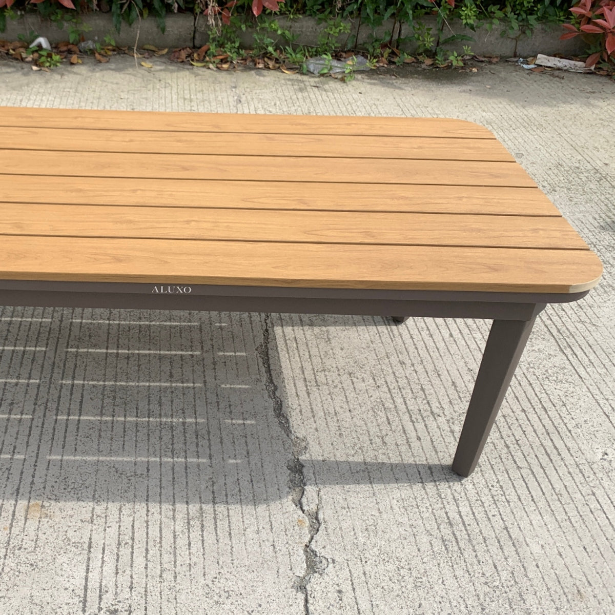 2026 ALUXO® Hemera Outdoor Range - Wood - 5 Seater Lounge Set