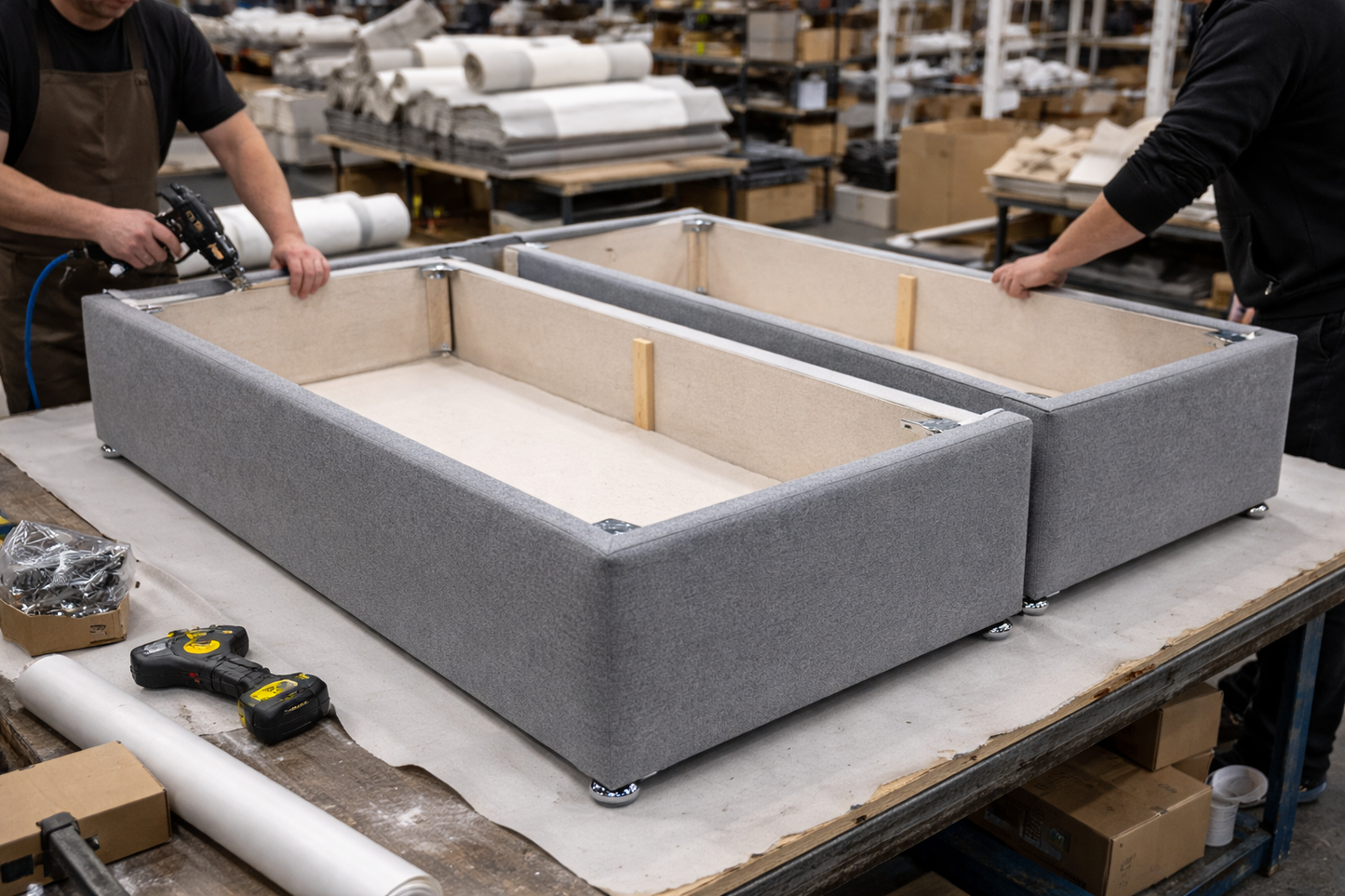 2026 Perth storage divan bed with optional storage drawers - Nimbus Beds
