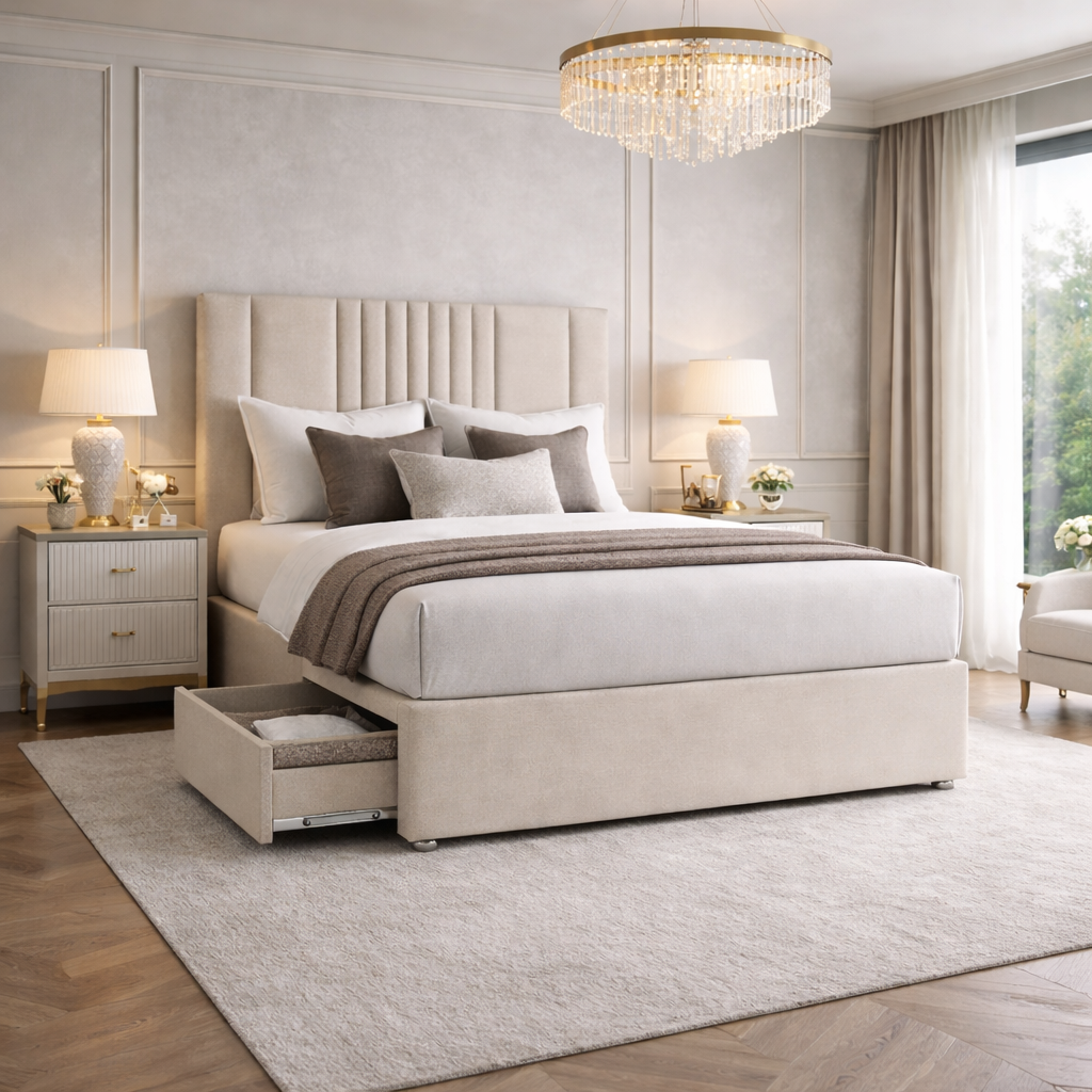 2026 Hampshire storage divan bed with optional drawers - Nimbus Beds