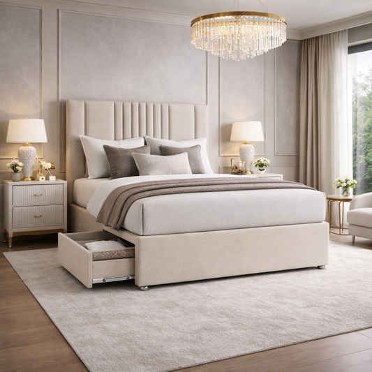2026 Hampshire storage divan bed with optional drawers - Nimbus Beds
