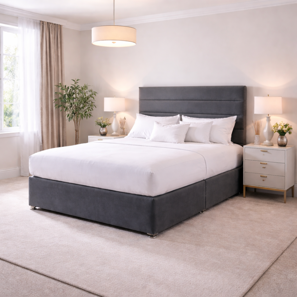 2026 Marbella storage divan bed with optional drawers - Nimbus Beds