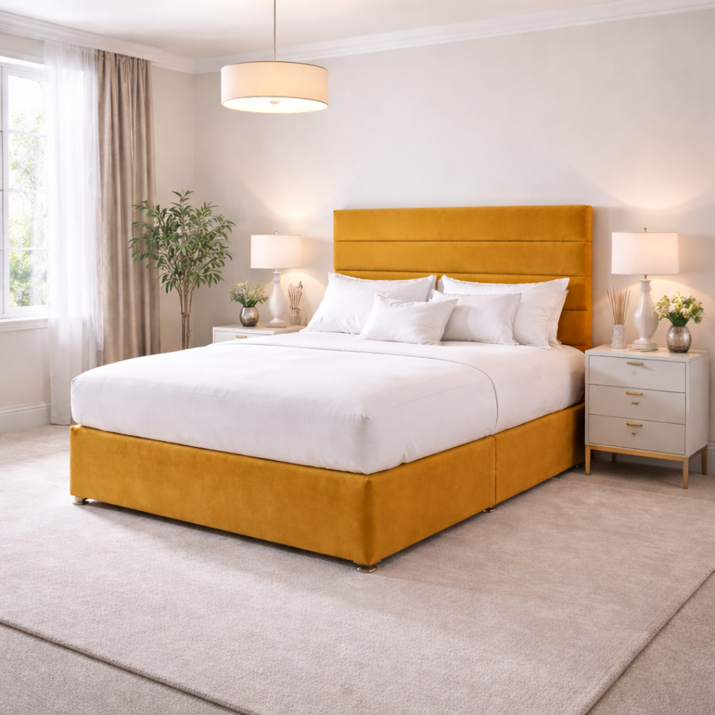 2026 Marbella storage divan bed with optional drawers - Nimbus Beds
