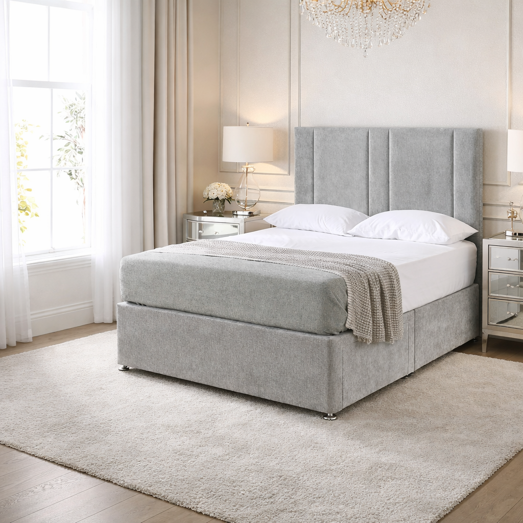 2026 Samson storage divan bed with optional storage drawers - Nimbus Beds