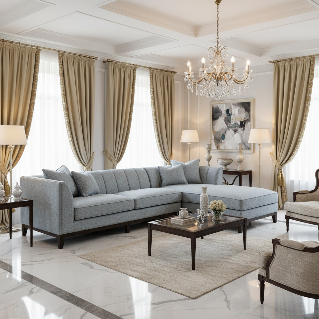 2026 Alba Corner Sofa - Right Hand - Dolphin Boucle - Nimbus Beds