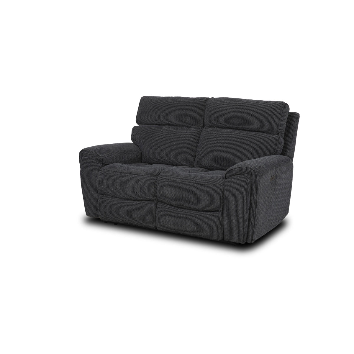 Arianna 3 Seater, 2 Seater & Chair Sofa In Midnight Black