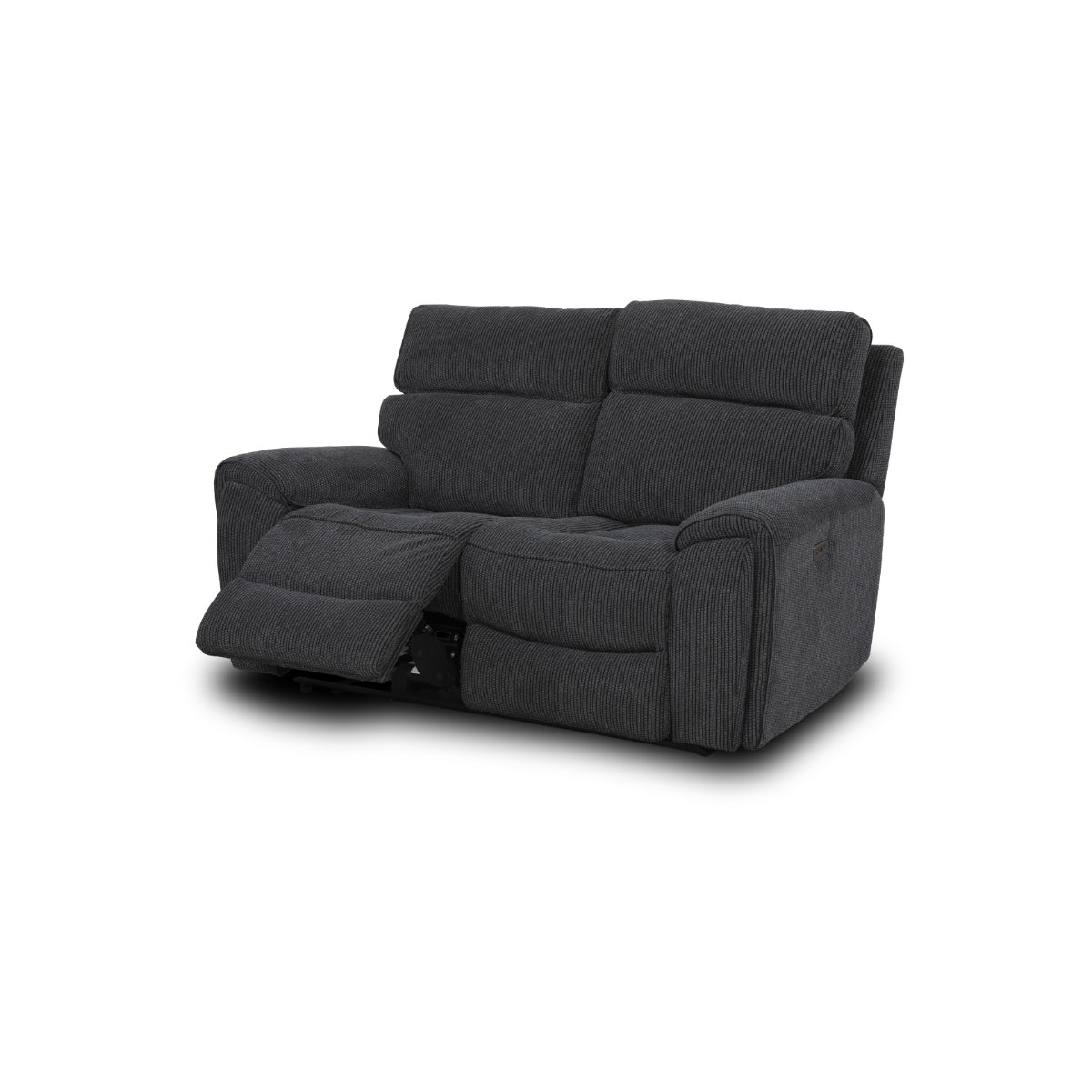 Arianna 3 Seater, 2 Seater & Chair Sofa In Midnight Black