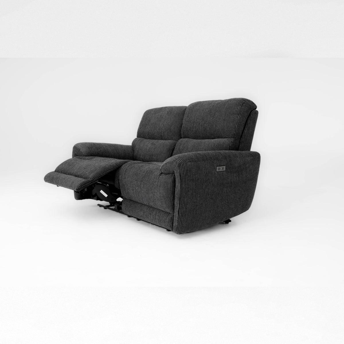 Carrie 3 Seater, 2 Seater & Chair Sofa In Midnight Black