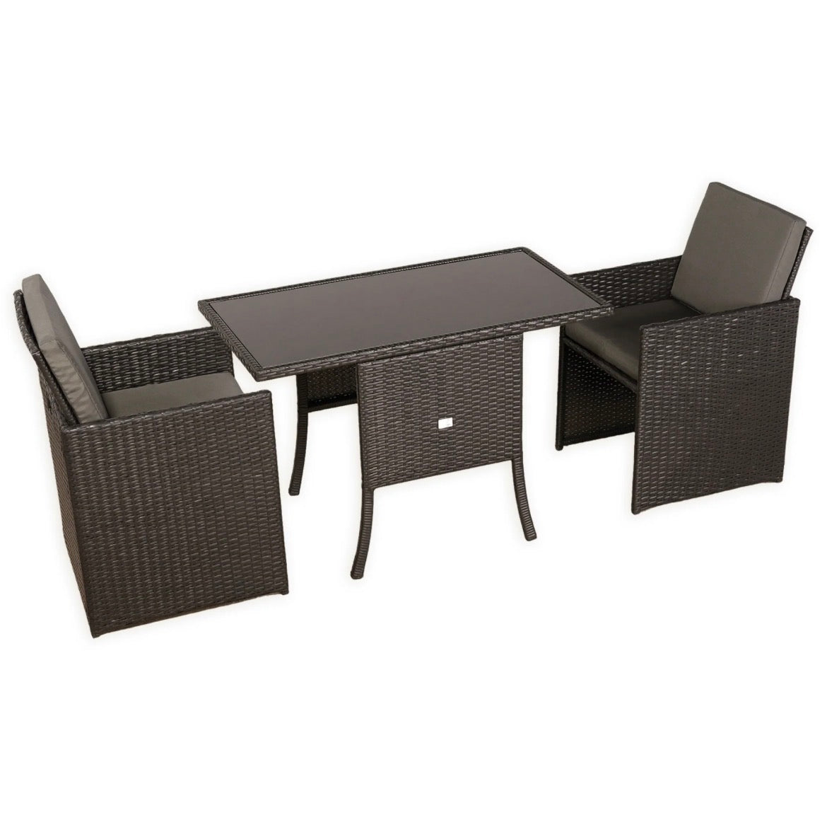 2026 Balcony & Terrace Compact Bistro Table & 2 Chair Set