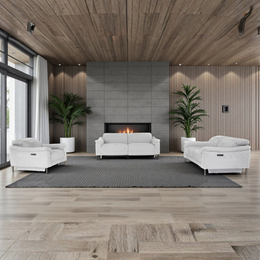 Orrynt  3 Seater, 2 Seater & Chair Sofa In Sonomo Ivory