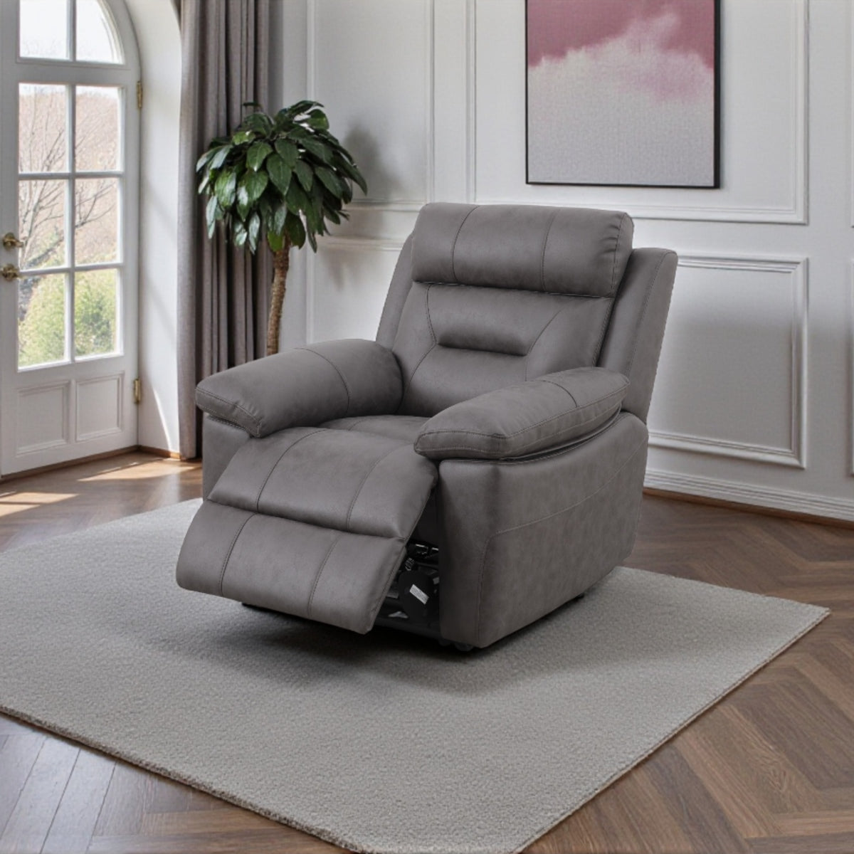 Leni Corner, 3 Seater, 2 Seater & Chair Sofa In Ink Dark Grey