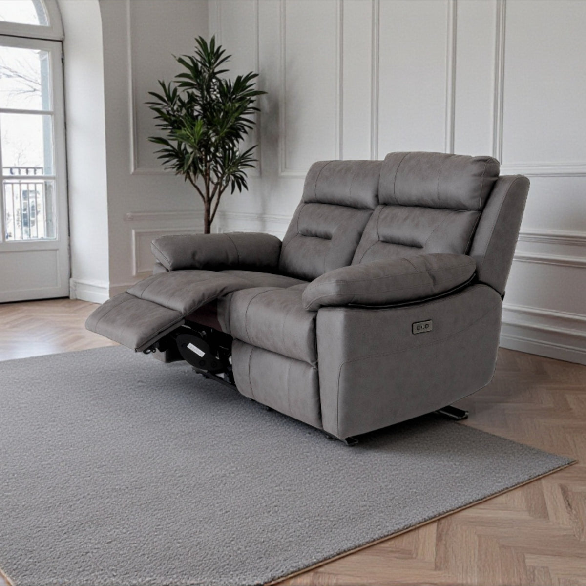 Leni Corner, 3 Seater, 2 Seater & Chair Sofa In Ink Dark Grey