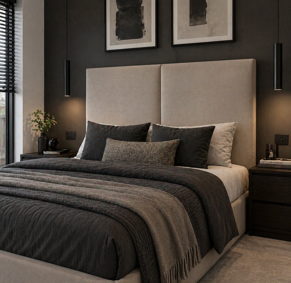 2026 Estepona Floor Styanding Headboard for a Divan Bed - Nimbus Beds