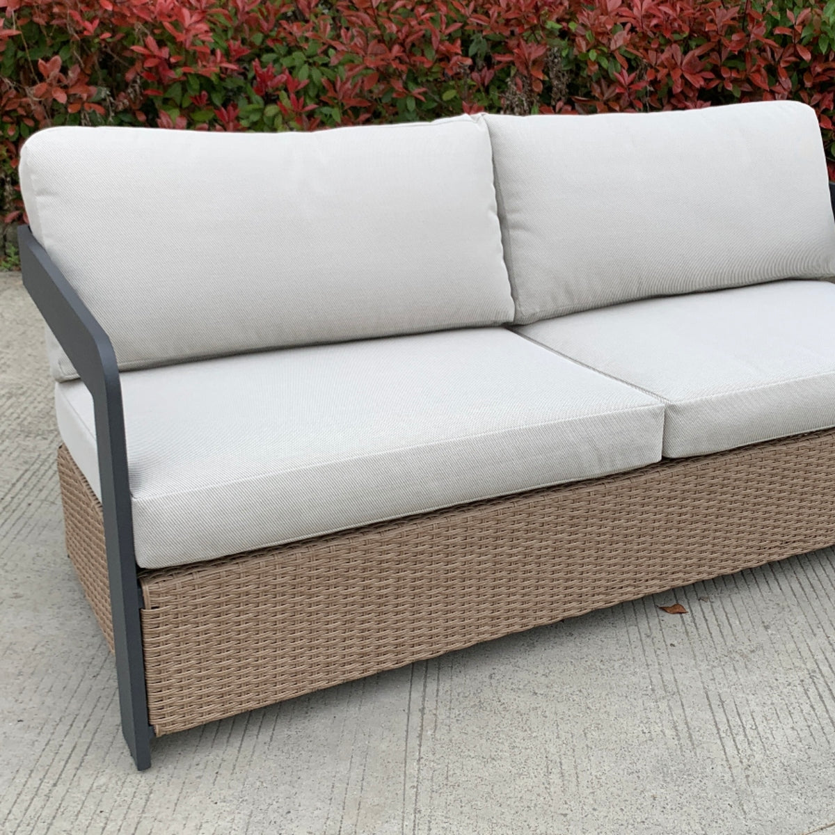 2026 ALUXO® Selene Outdoor Lounge Set - Wicker - 5 Seater
