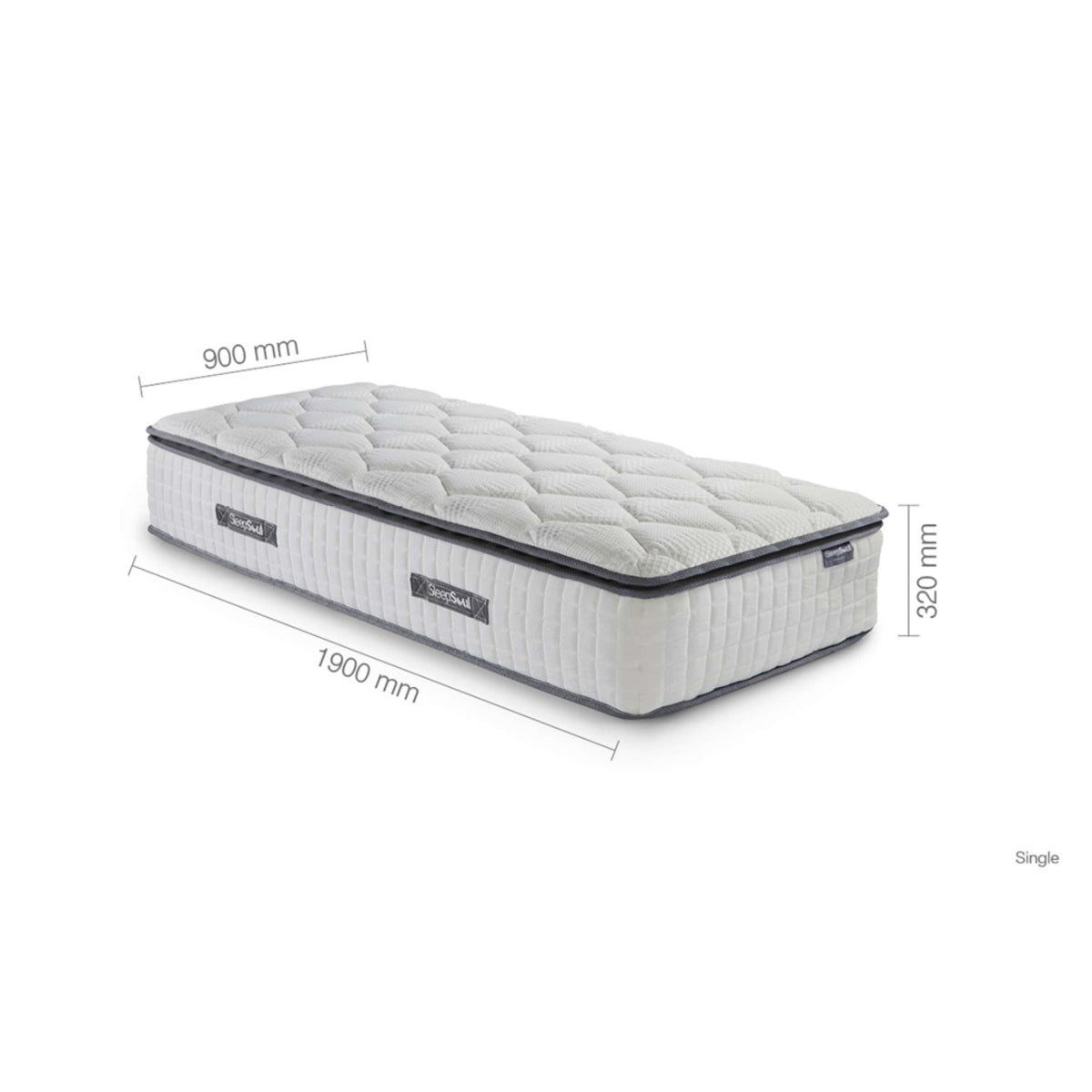 2026 Sleepsoul Bliss 800 Pocket Memory Pillow Top