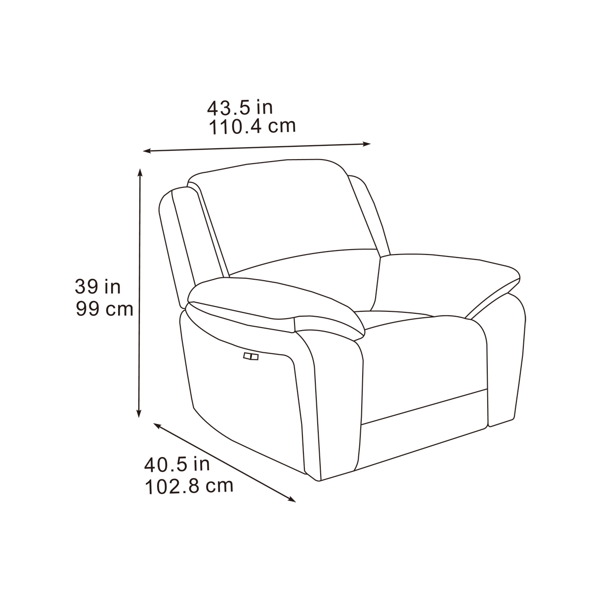Belinda 3 Seater, 2 Seater & Chair Sofa In Ink