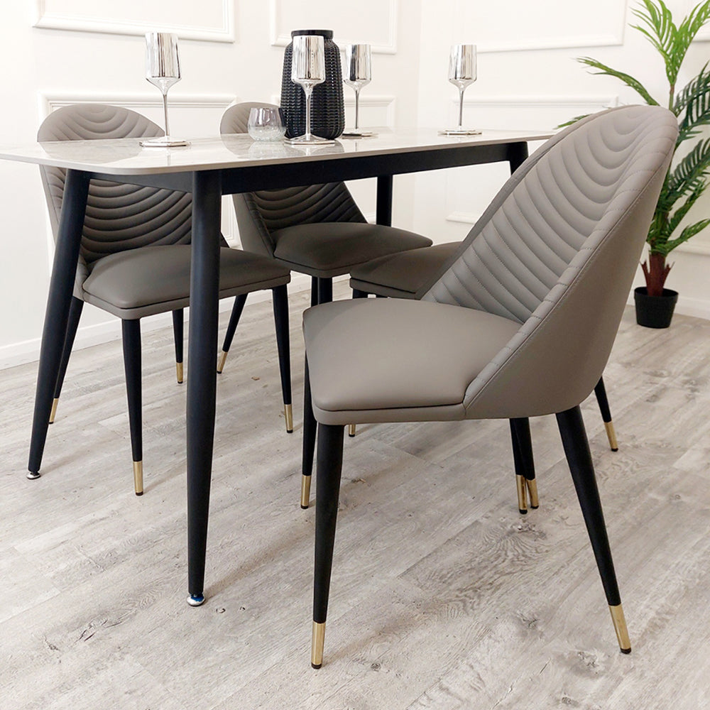 2026 Alba Dining Chair in Leather