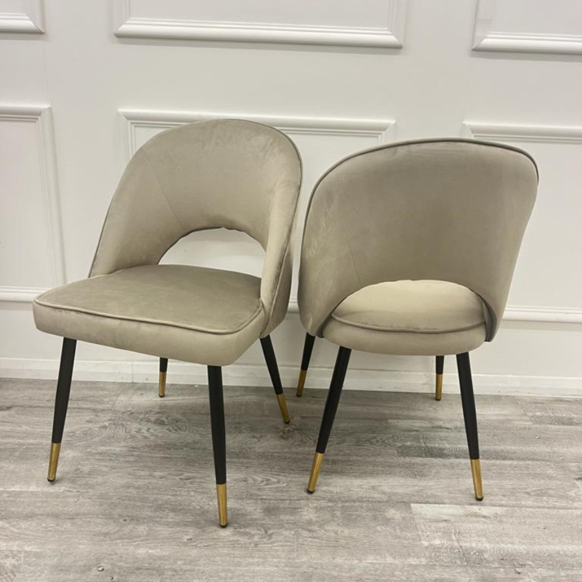 2026 Astra Dining Chair in  Champagne Velvet