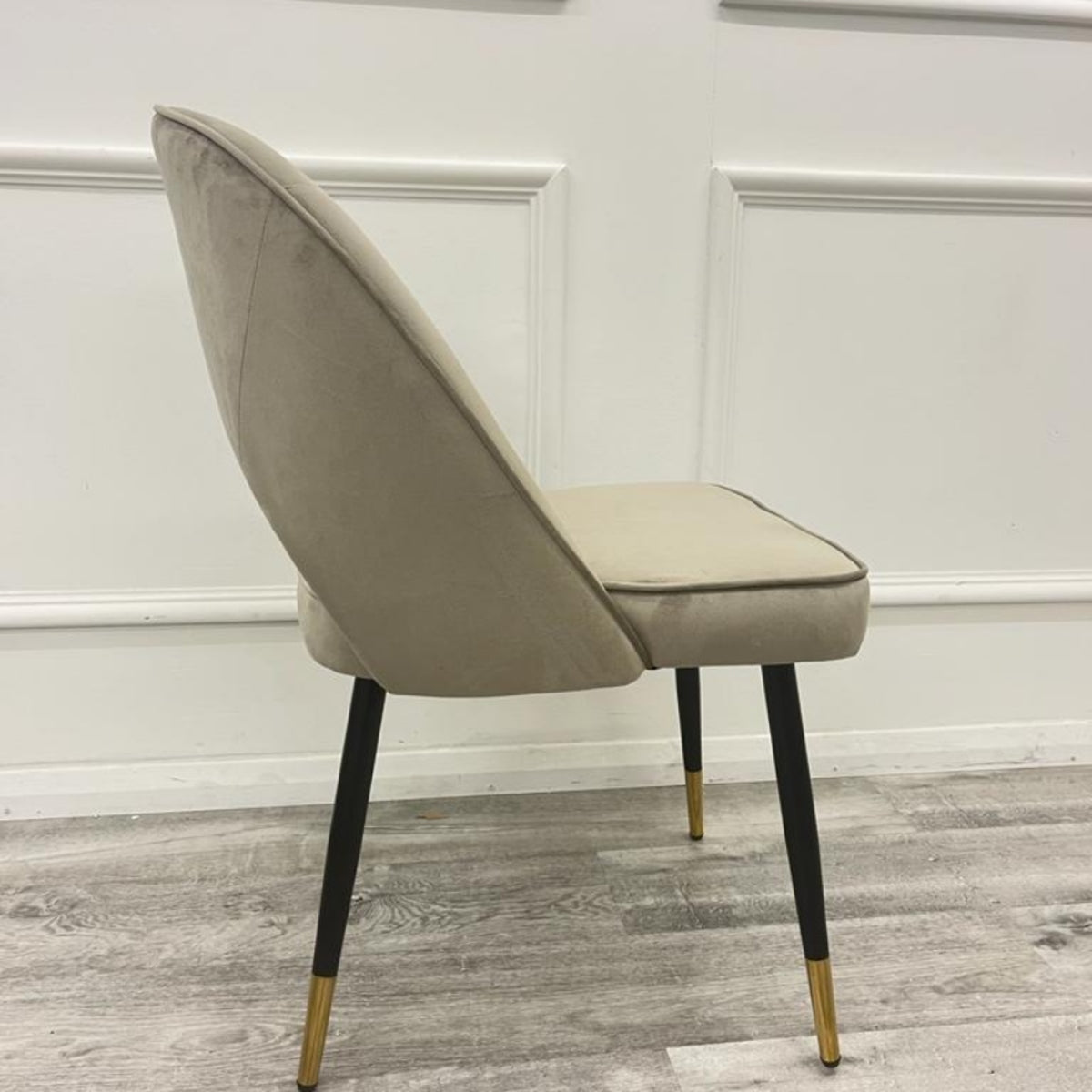 2026 Astra Dining Chair in  Champagne Velvet