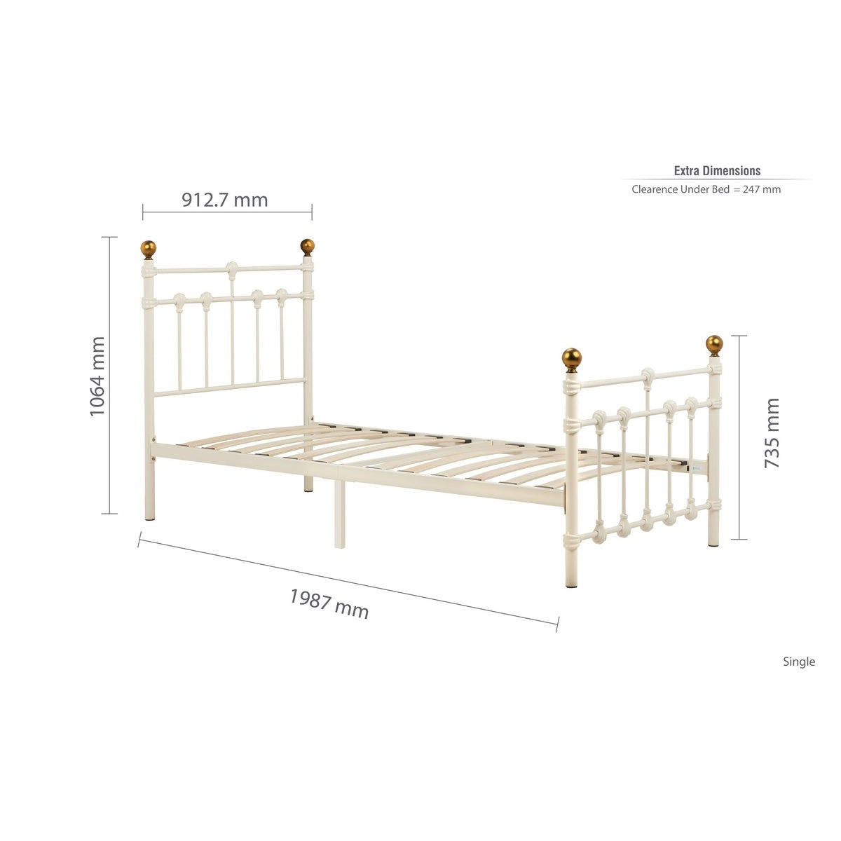 2026 Atlas Bed - Cream