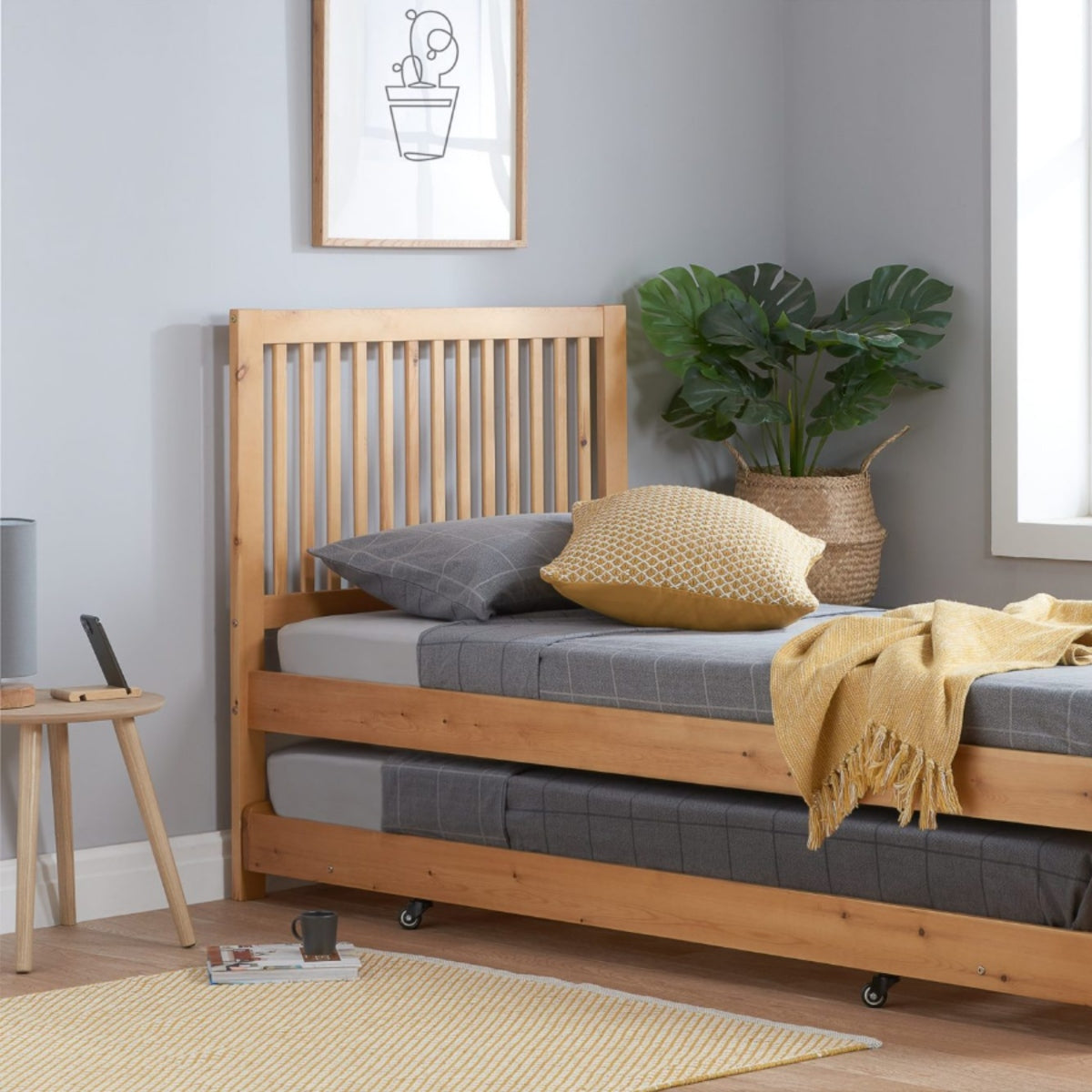 2026 Buxton Guest Bed - Honey Pine