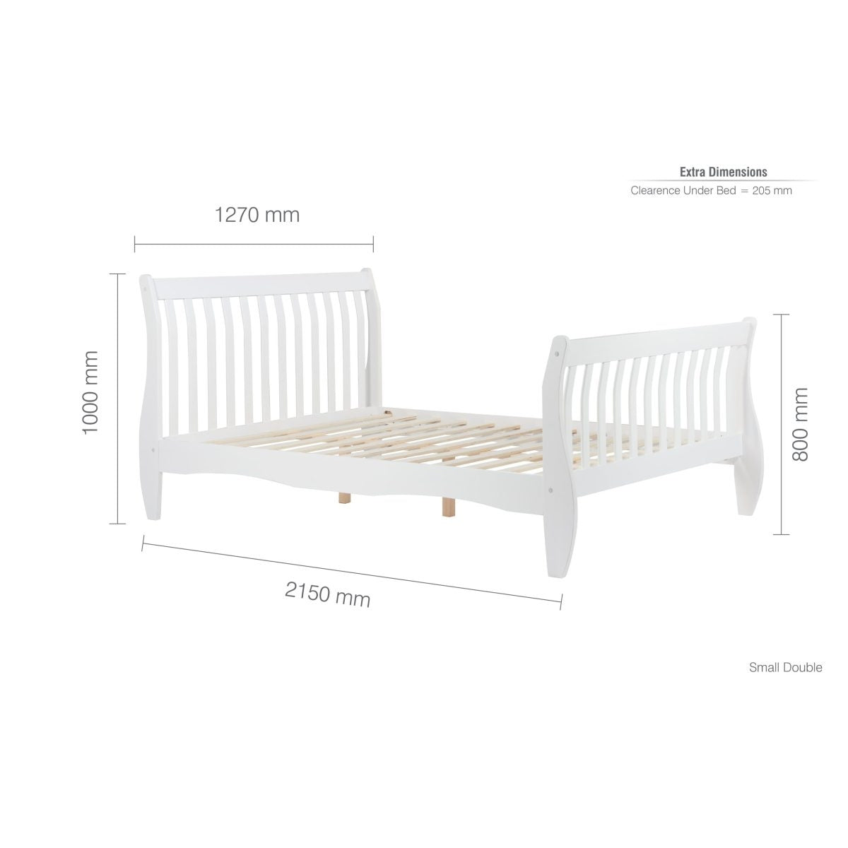 2026 Belford Bed - White