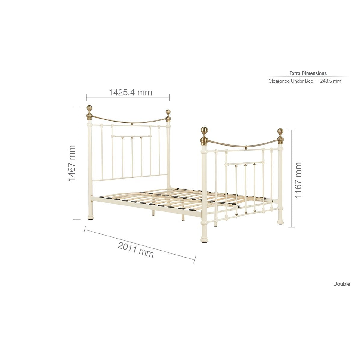 2026 Bronte Bed - Cream