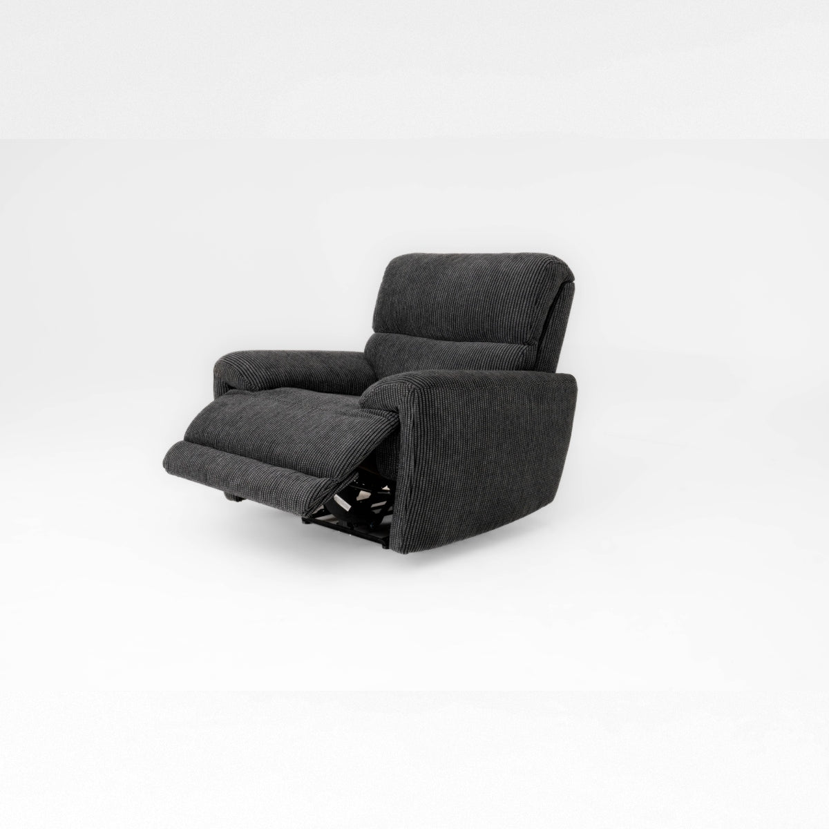 Carrie 3 Seater, 2 Seater & Chair Sofa In Midnight Black