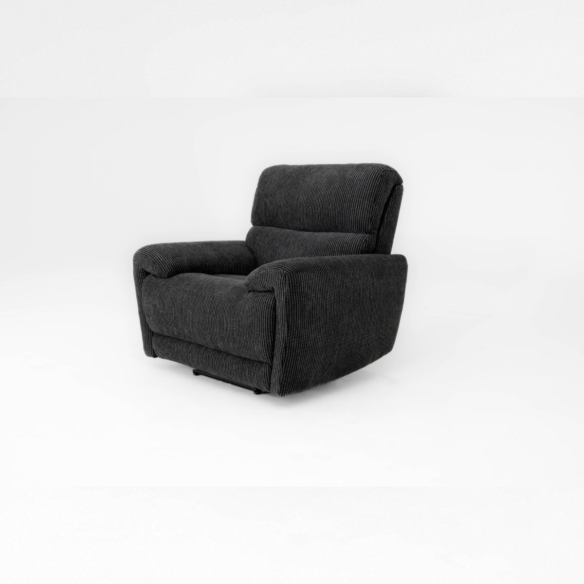 Carrie 3 Seater, 2 Seater & Chair Sofa In Midnight Black
