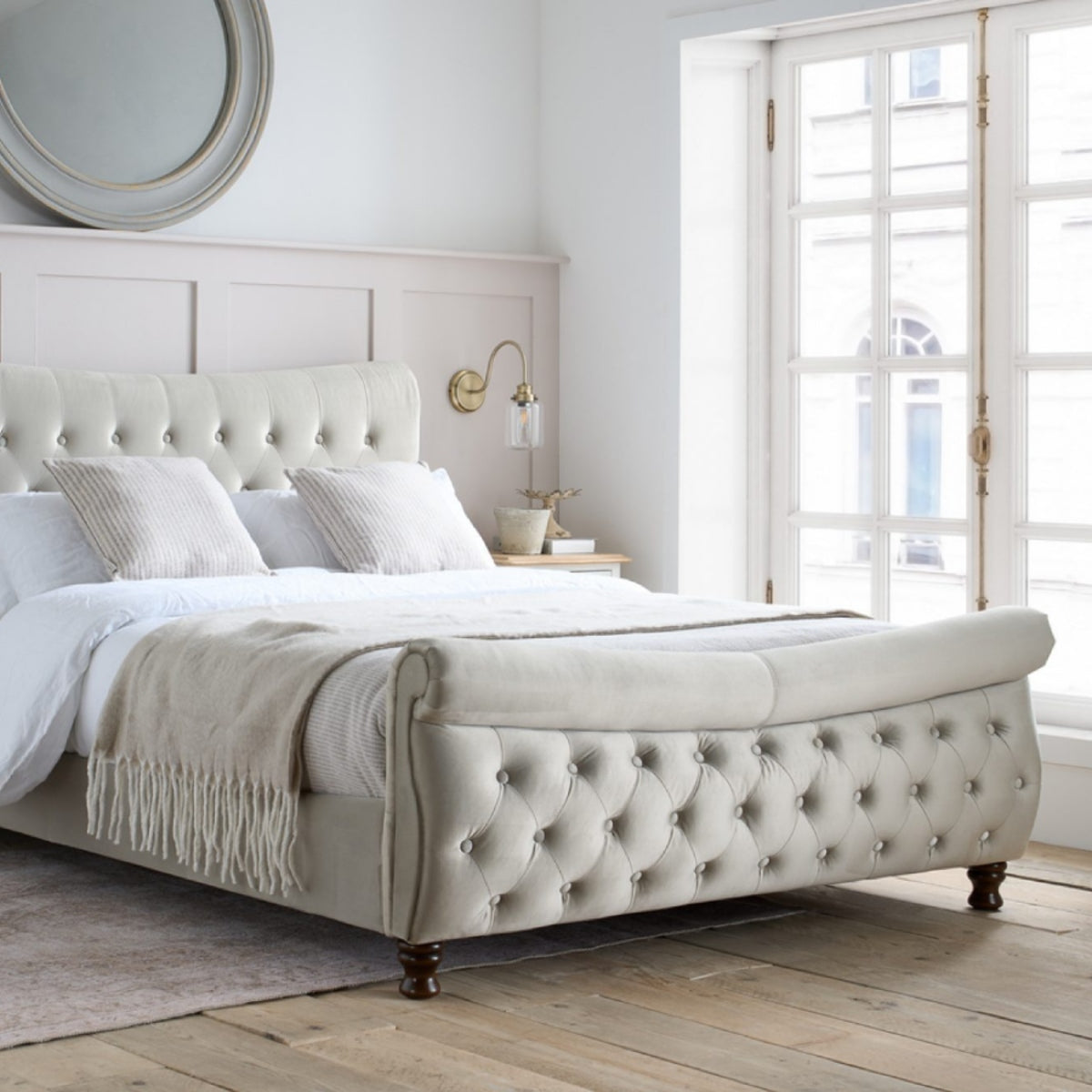 2026 Copenhagen Bed - Warm Stone