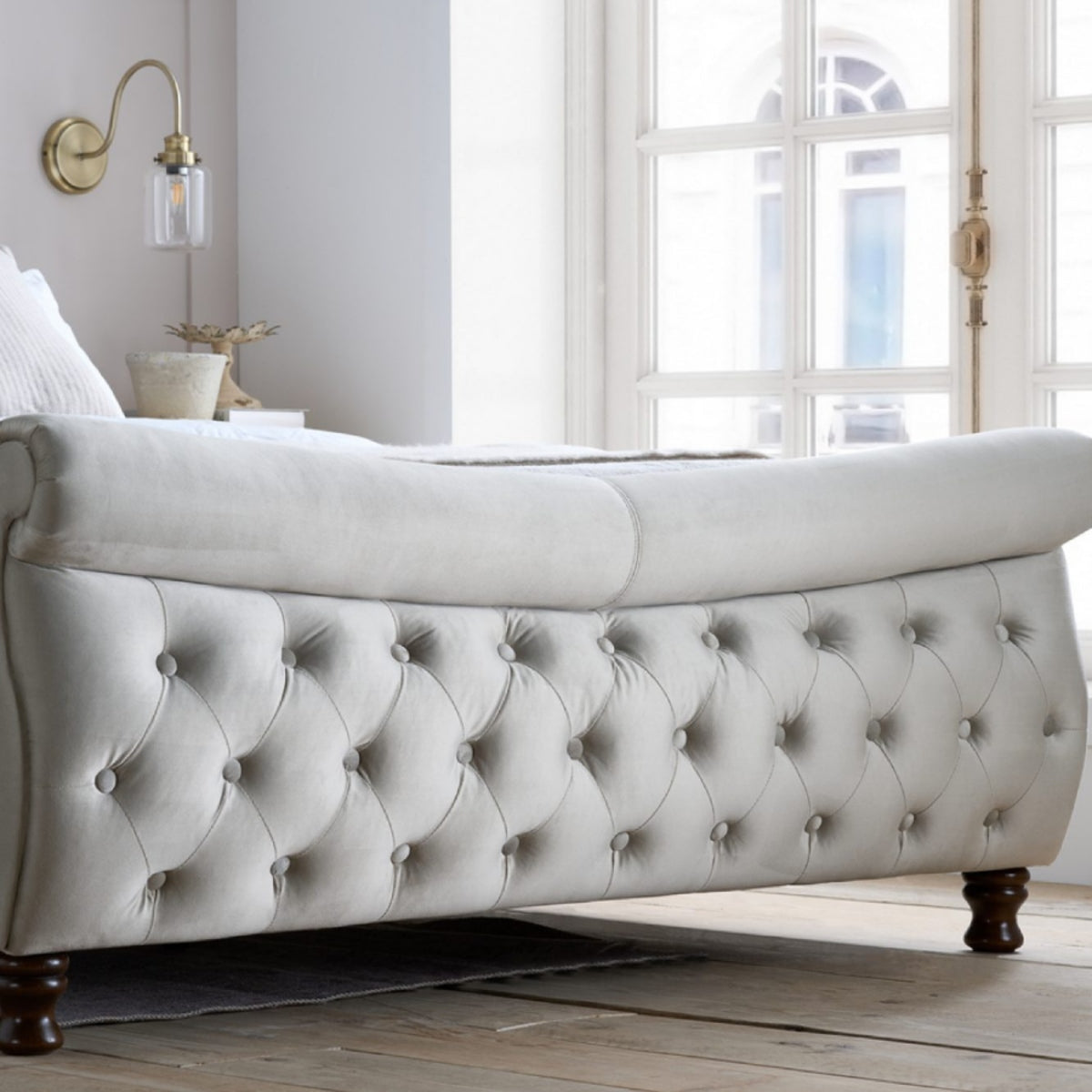 2026 Copenhagen Bed - Warm Stone