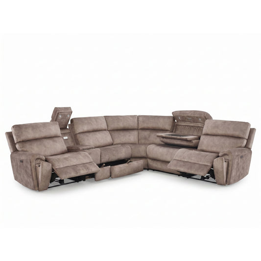 Valerie Corner, 3 Seater, 2 Seater & Chair Sofa In Truffle
