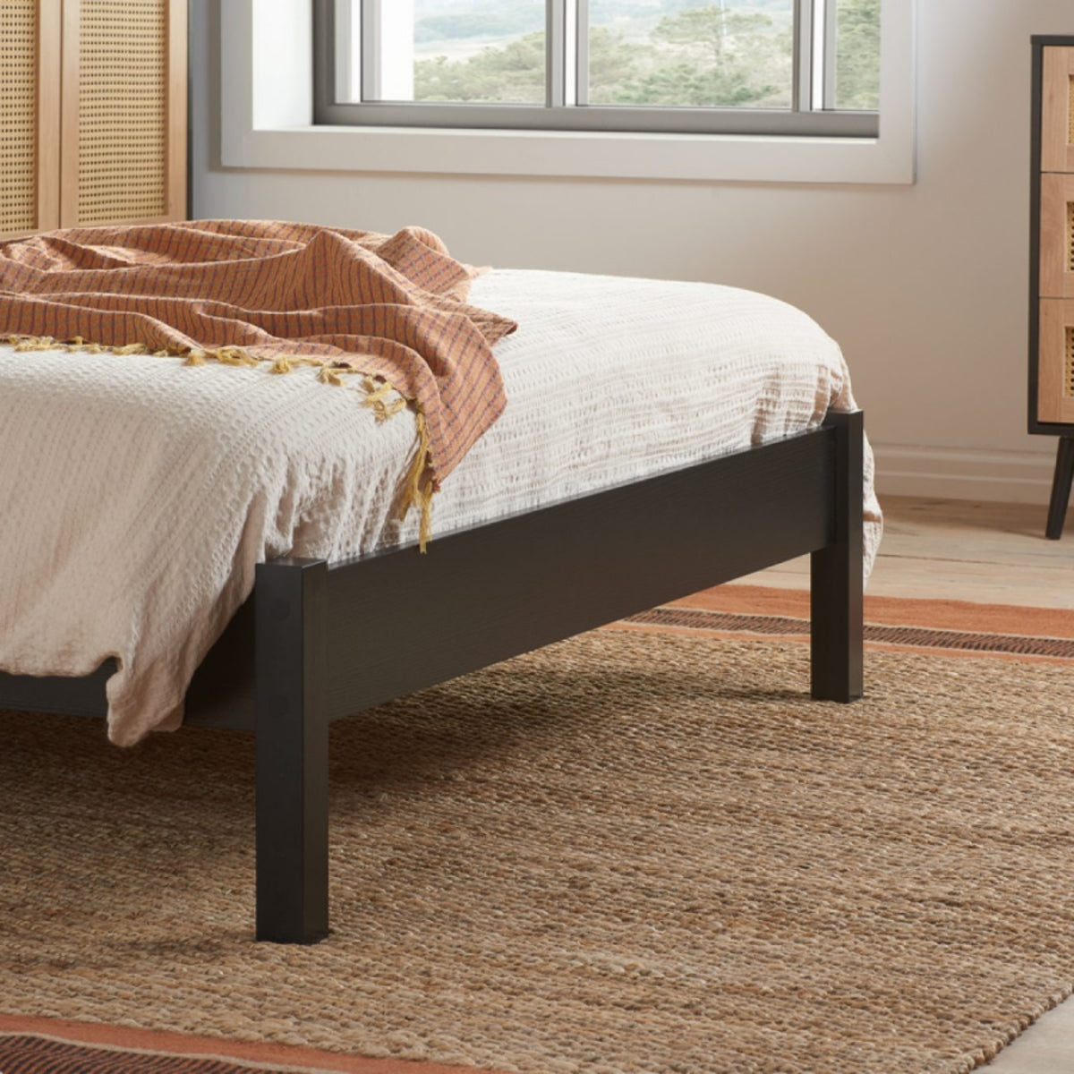 2026 Croxley Rattan Bed - Black