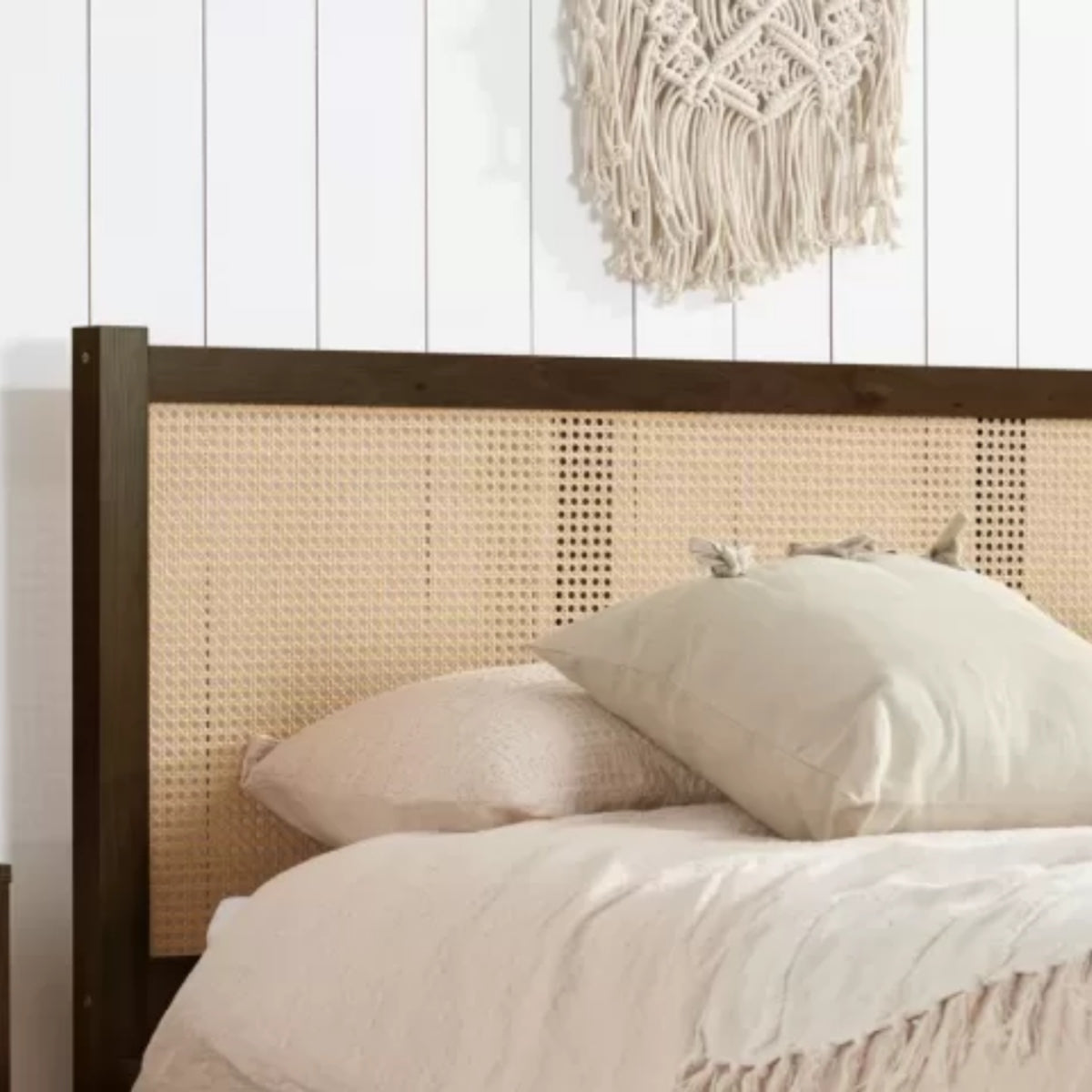 2026 Croxley Rattan Bed - Walnut