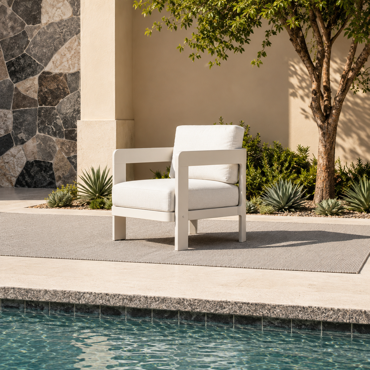 2026 ALUXO® Sofia Outdoor Range - 4 Seater Lounge Set