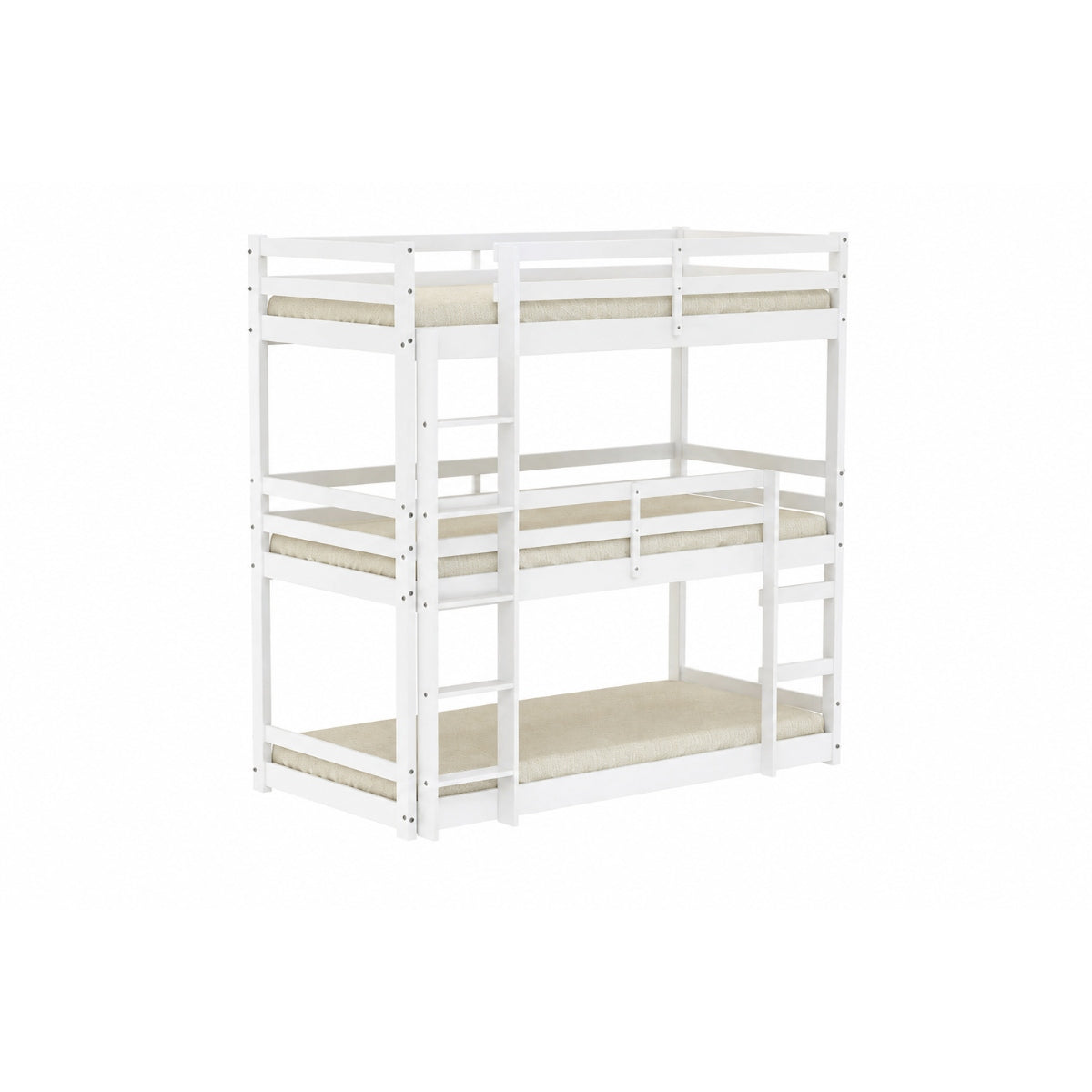 2026 Tressa Triple Bunk Bed - White