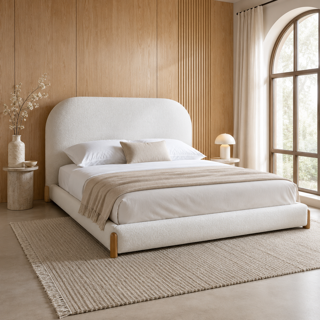 2026 Amalfi Bed - White