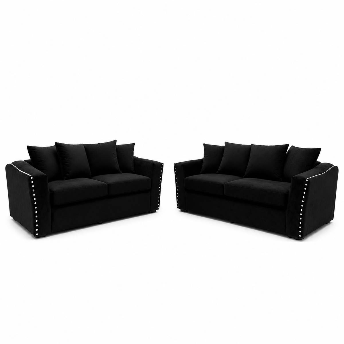 2026 Larkhall 3 & 2 Seater  -  Ebony Black