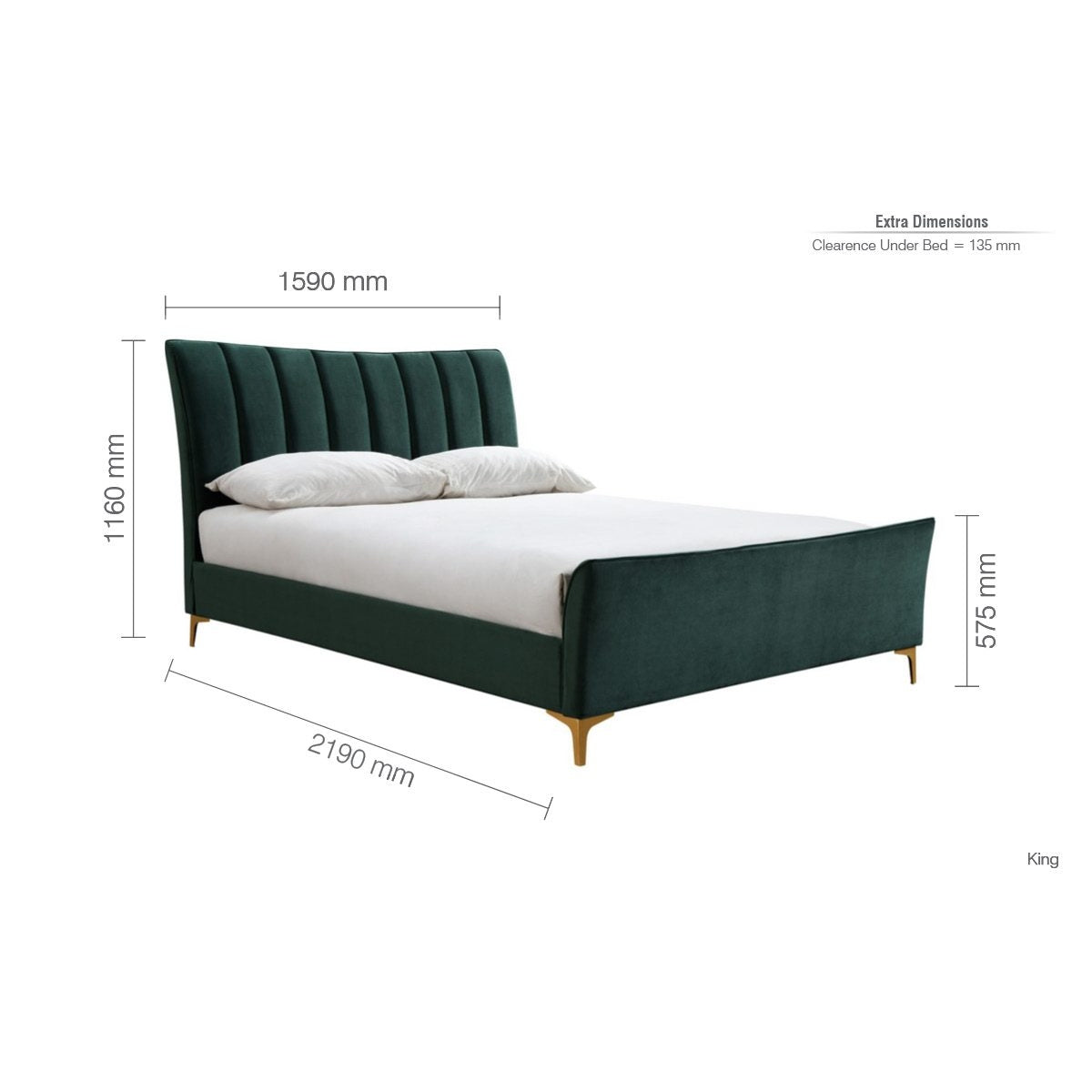 2026 Clover Fabric Bed - Green