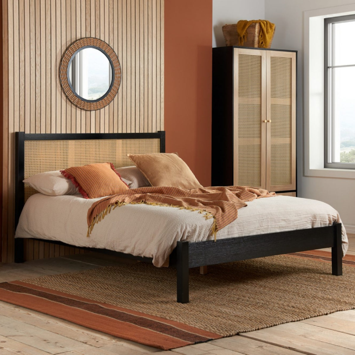 2026 Croxley Rattan Bed - Black