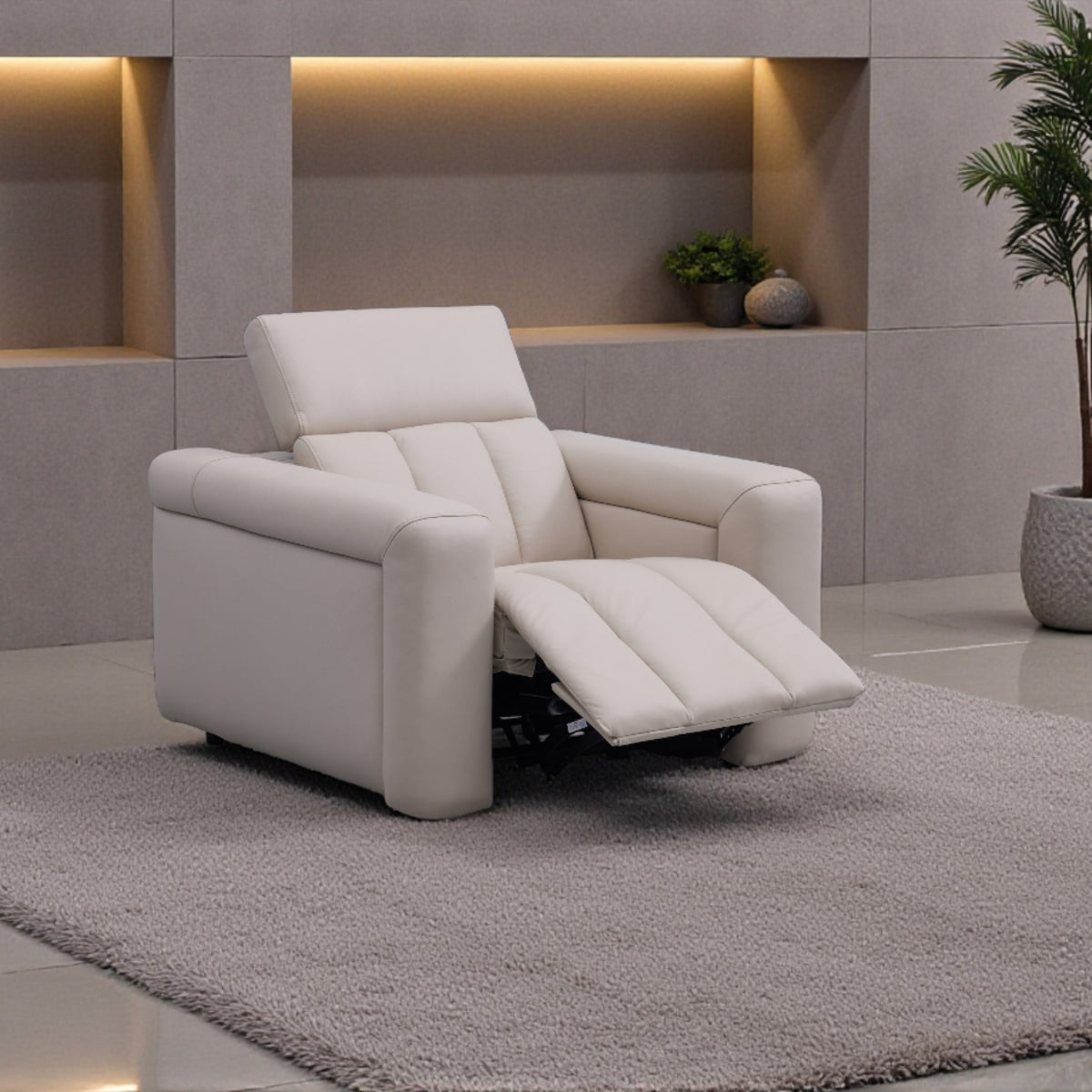 Daniel 3 Seater & Chair Sofa  In Oslo Alabaster