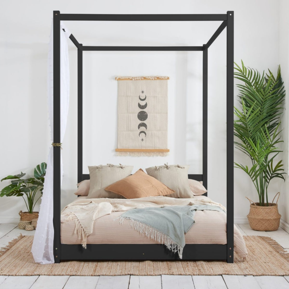 2026  Darwin Four Poster Bed - Black
